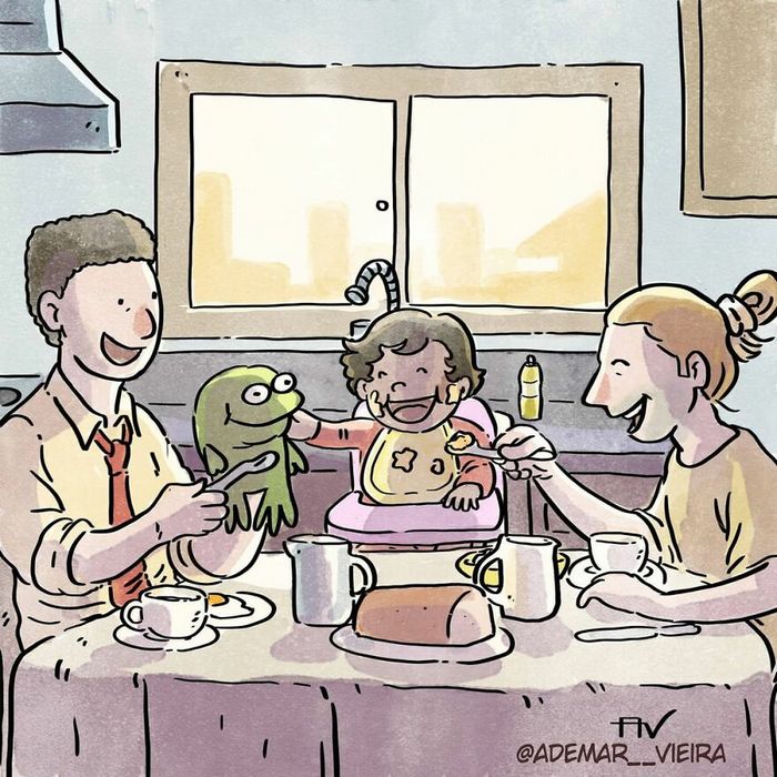 Artista brasileiro cria tirinhas emocionantes que já rodaram o mundo inteiro 40