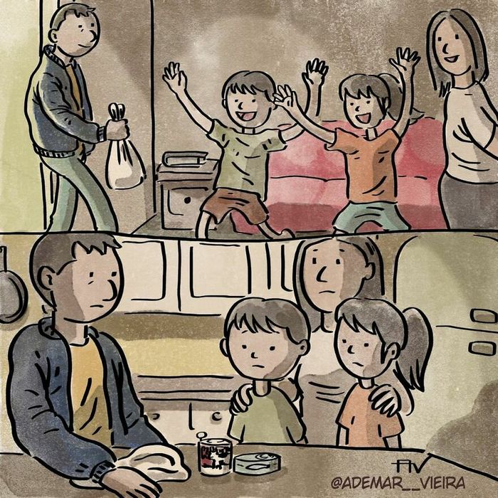 Artista brasileiro cria tirinhas emocionantes que já rodaram o mundo inteiro 60