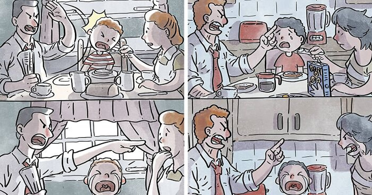 Artista brasileiro cria tirinhas emocionantes que já rodaram o mundo inteiro