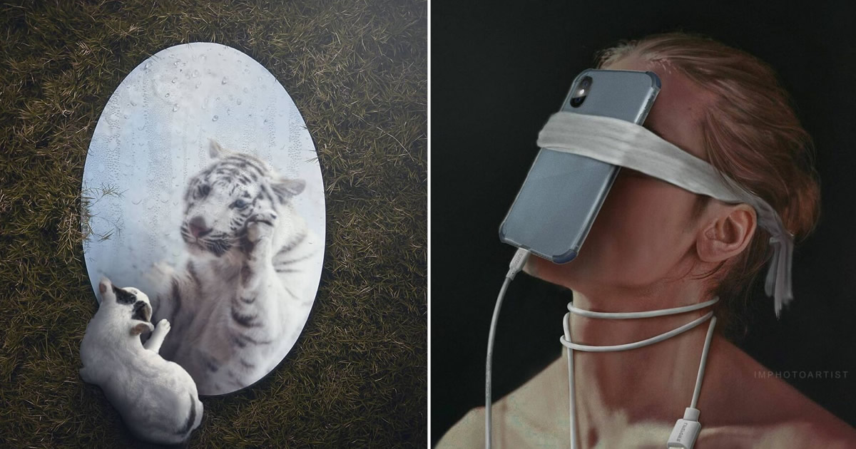 Artista digital cria ilustrações instigantes que podem fazer você ver as coisas de maneira diferente (29 fotos)