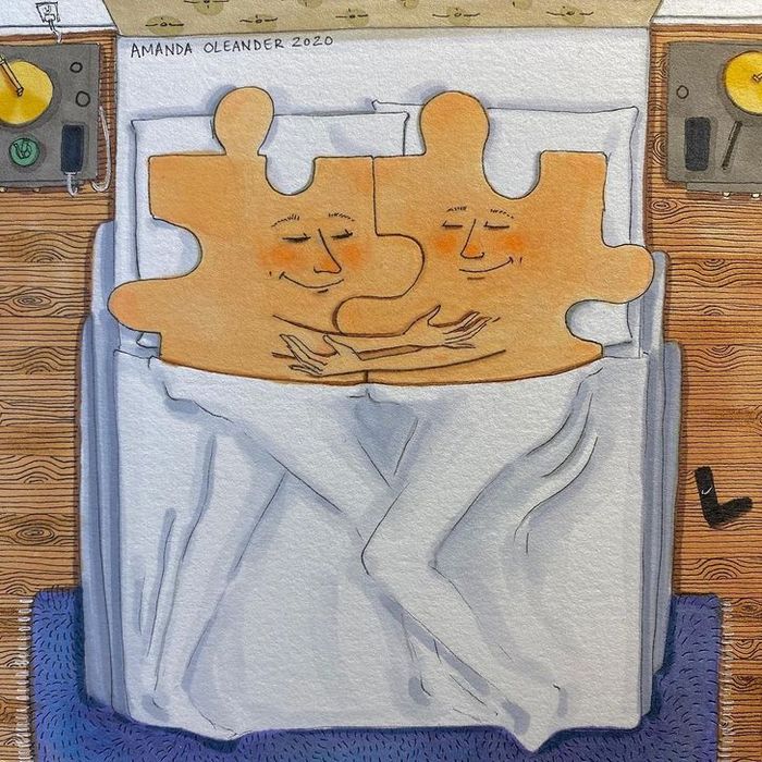 Artista retrata como é o lado tácito do amor quando ninguém está olhando (24 fotos) 3