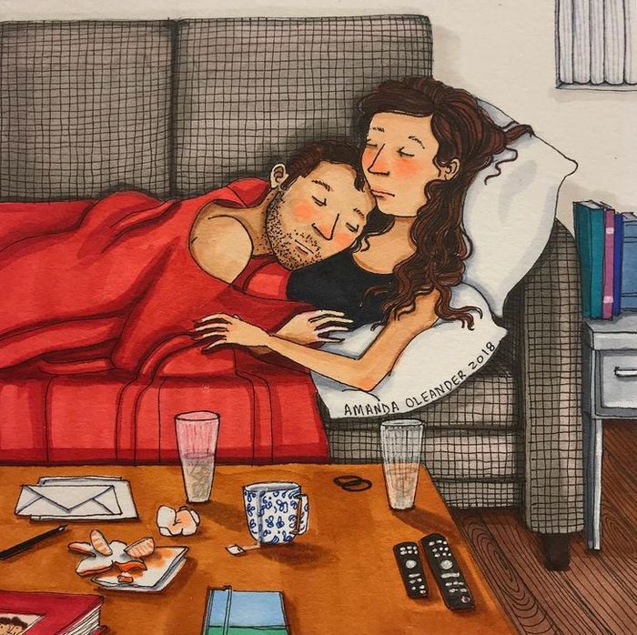 Artista retrata como é o lado tácito do amor quando ninguém está olhando (24 fotos) 9