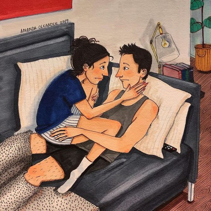 Artista retrata como é o lado tácito do amor quando ninguém está olhando (24 fotos) 10