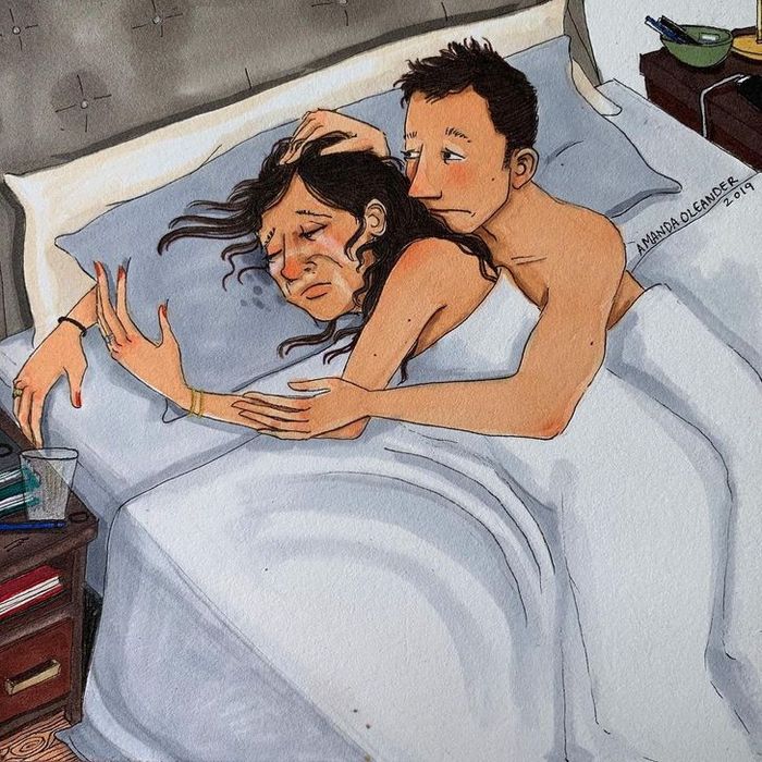 Artista retrata como é o lado tácito do amor quando ninguém está olhando (24 fotos) 18