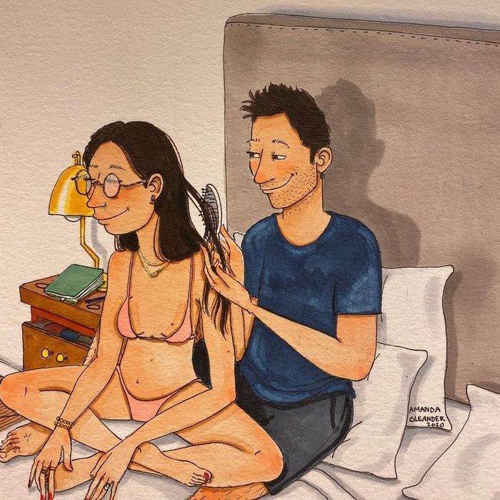 Artista retrata como é o lado tácito do amor quando ninguém está olhando (24 fotos) 21