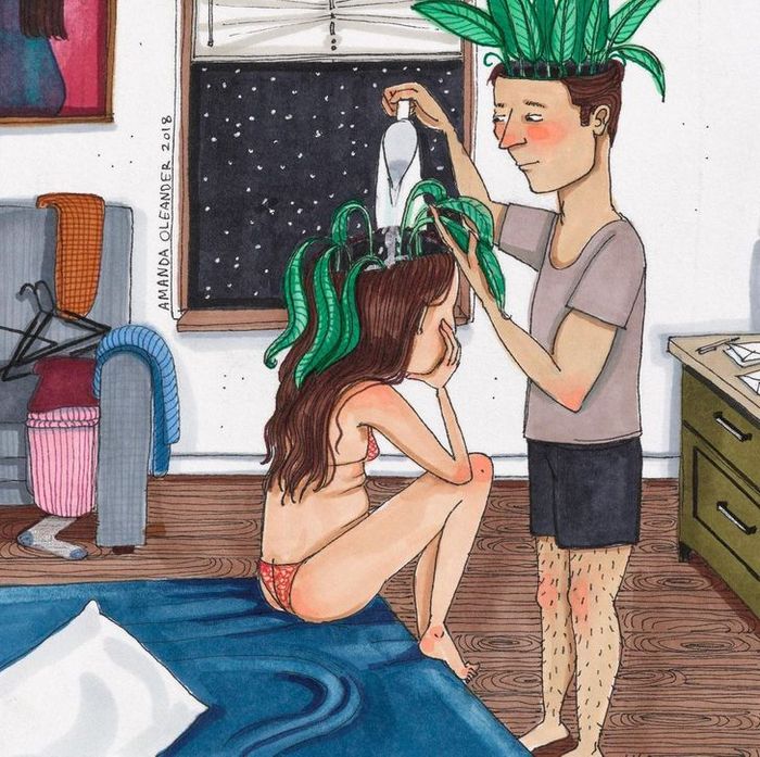 Artista retrata como é o lado tácito do amor quando ninguém está olhando (24 fotos) 23