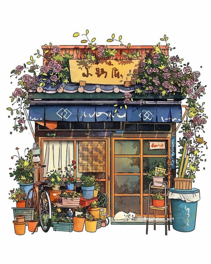 42 desenhos fofos de casas japonesas, de Angela Hao 40