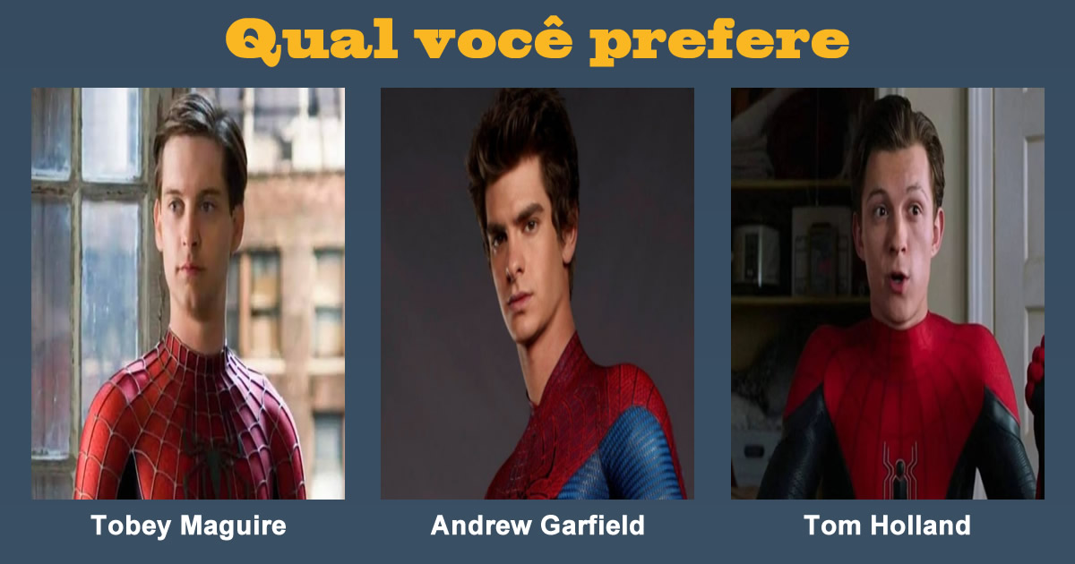 Qual você prefere: Atores que interpretaram os mesmos personagens