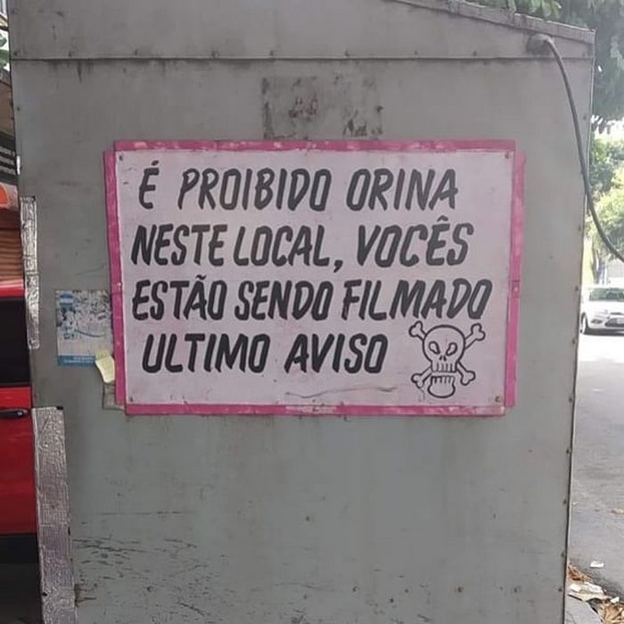25 recado e avisos que são um desafio para quem lê, mas um prato cheio para o bom humor 11