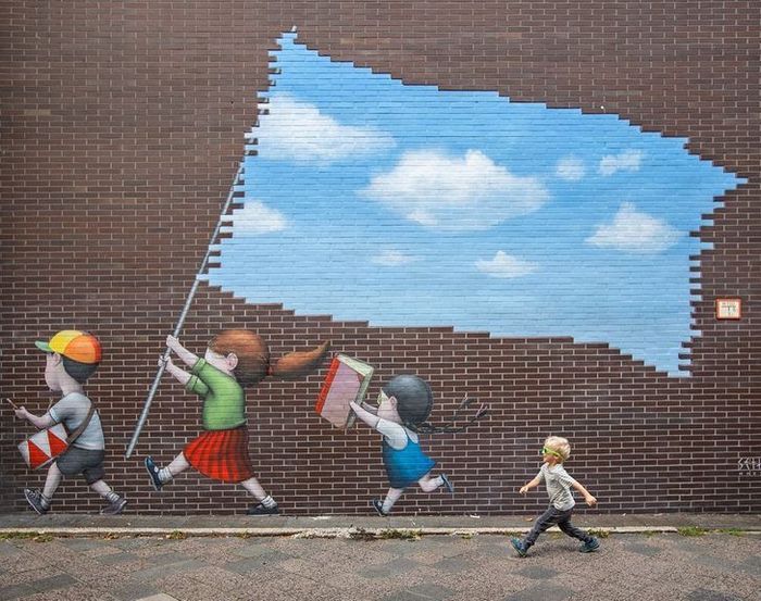 Um artista pinta murais animados que podem alegrar sua criança interior (23 fotos) 3