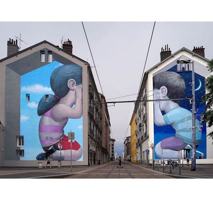 Um artista pinta murais animados que podem alegrar sua criança interior (23 fotos) 17