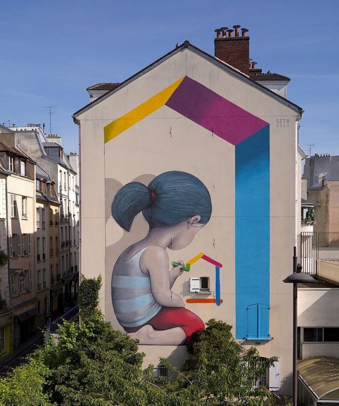 Um artista pinta murais animados que podem alegrar sua criança interior (23 fotos) 20