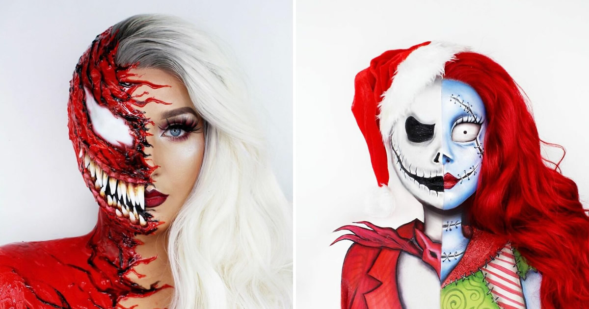 Artista alemã leva a maquiagem para o próximo nível, transformando-se em qualquer personagem, coisa ou elemento (34 fotos)