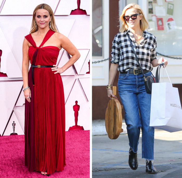 16 celebridades que parecem deslumbrantes nos tapetes vermelhos, mas se misturam fácil com a multidão na vida cotidiana 12