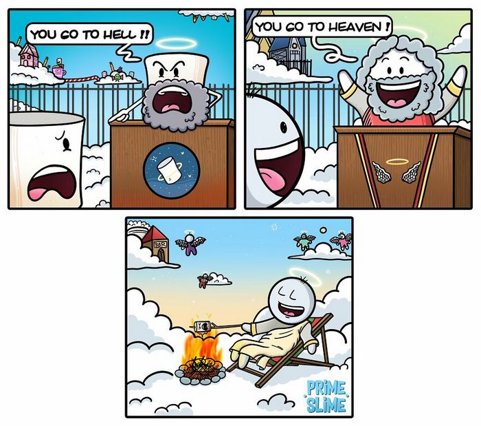 Dupla de artista faz quadrinhos absurdos com finais surpreendentes (16 fotos) 12