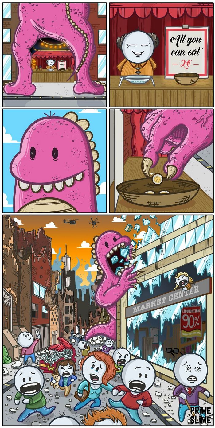 Dupla de artista faz quadrinhos absurdos com finais surpreendentes (16 fotos) 13