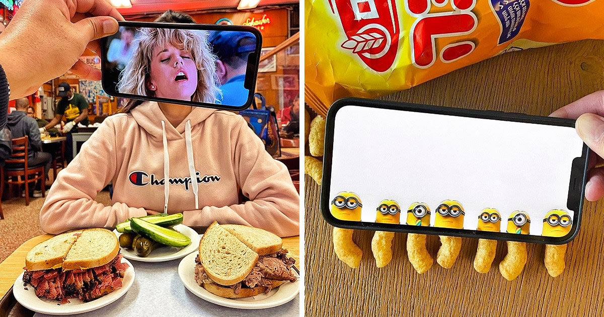 Este artista usa seu celular e sua imaginação para deixar a sua realidade mais divertida (29 fotos)