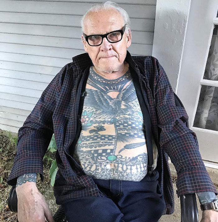 42 idosos tatuados extremamente legal 19