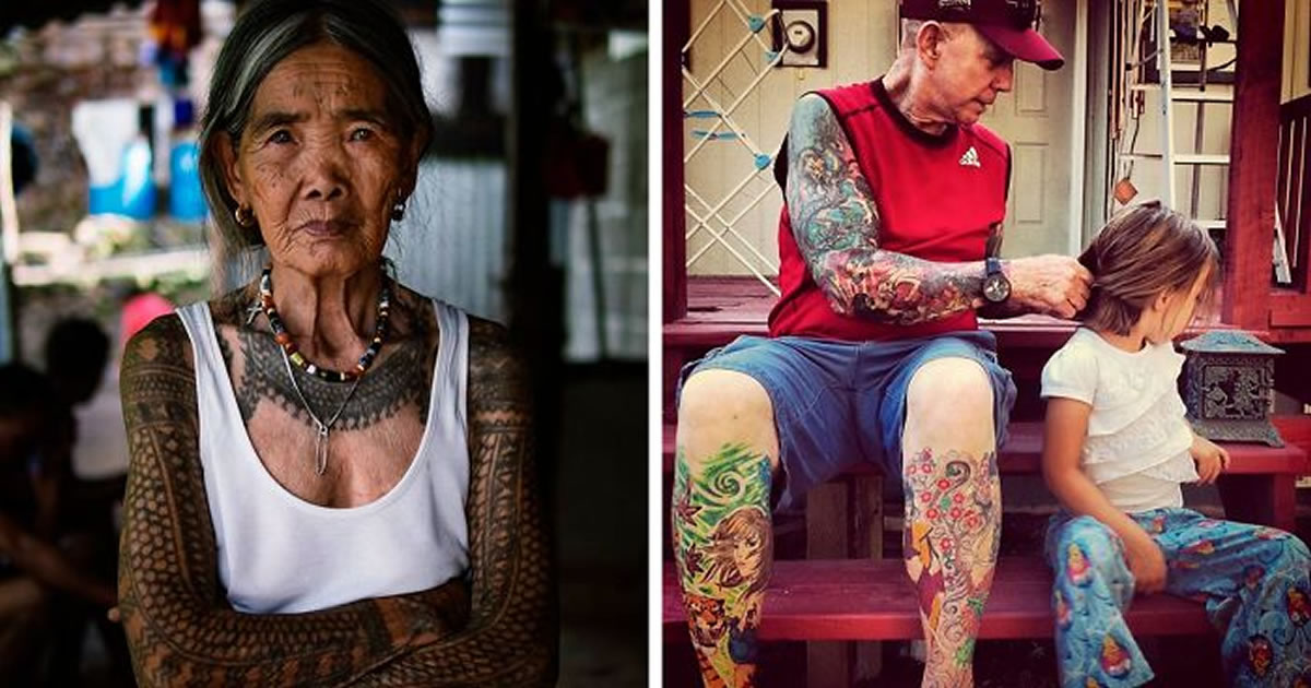 42 idosos tatuados extremamente legal