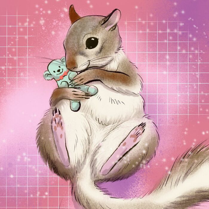 36 ilustrações alegres de animais de estimação criadas por nossos artistas 16