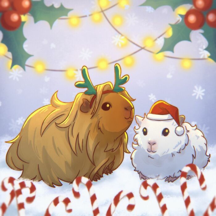 36 ilustrações alegres de animais de estimação criadas por nossos artistas 24