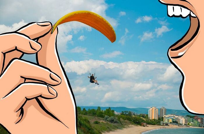 42 ilustrações criativas desenhadas em fotos cênicas por Robin Yayla 13