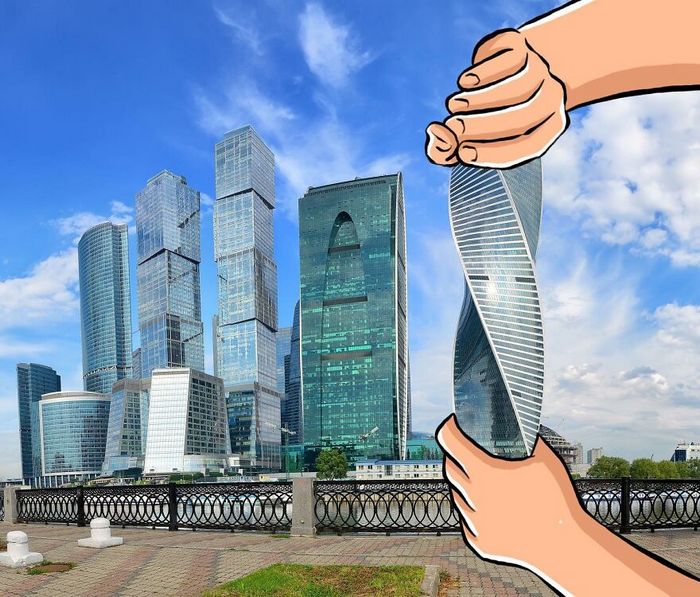 42 ilustrações criativas desenhadas em fotos cênicas por Robin Yayla 30