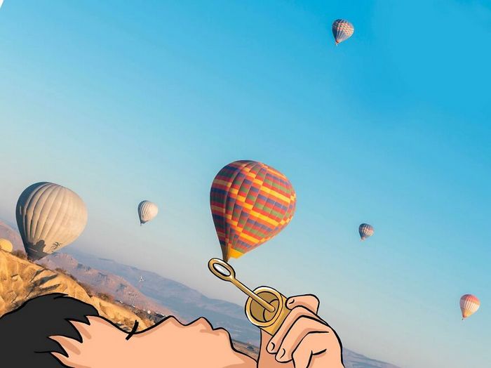 42 ilustrações criativas desenhadas em fotos cênicas por Robin Yayla 36