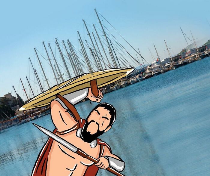 42 ilustrações criativas desenhadas em fotos cênicas por Robin Yayla 40