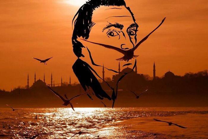 42 ilustrações criativas desenhadas em fotos cênicas por Robin Yayla 41