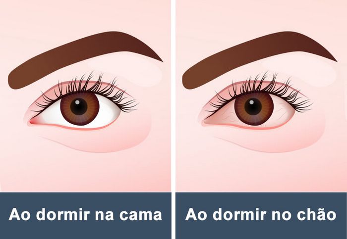O que acontece se você começar a dormir no chão? 6