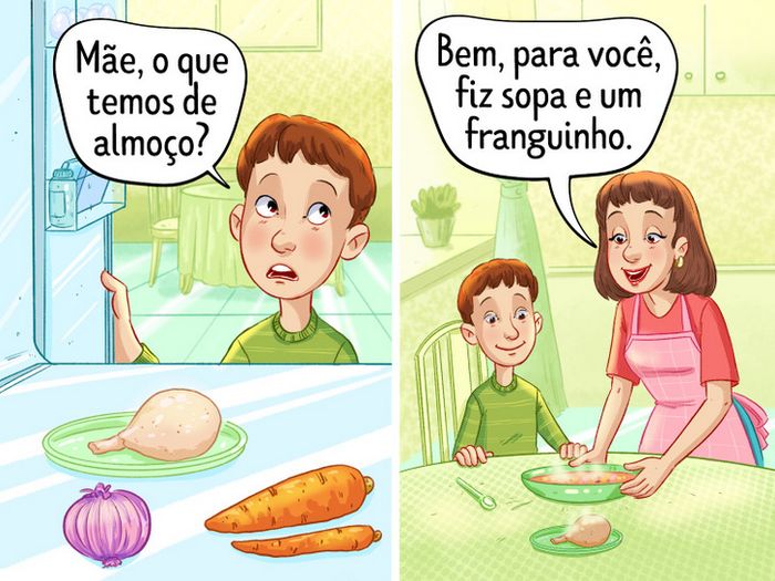 14 proezas que as mães fazem todos os dias 7