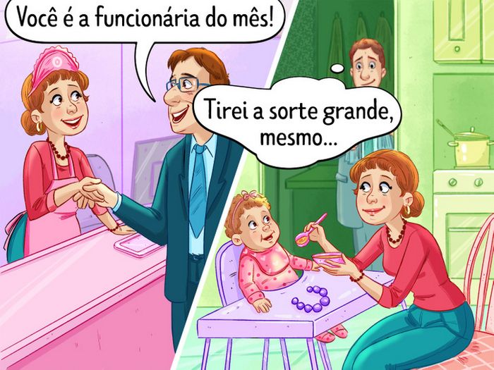 14 proezas que as mães fazem todos os dias 12