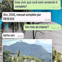 Está ai a foto do interior