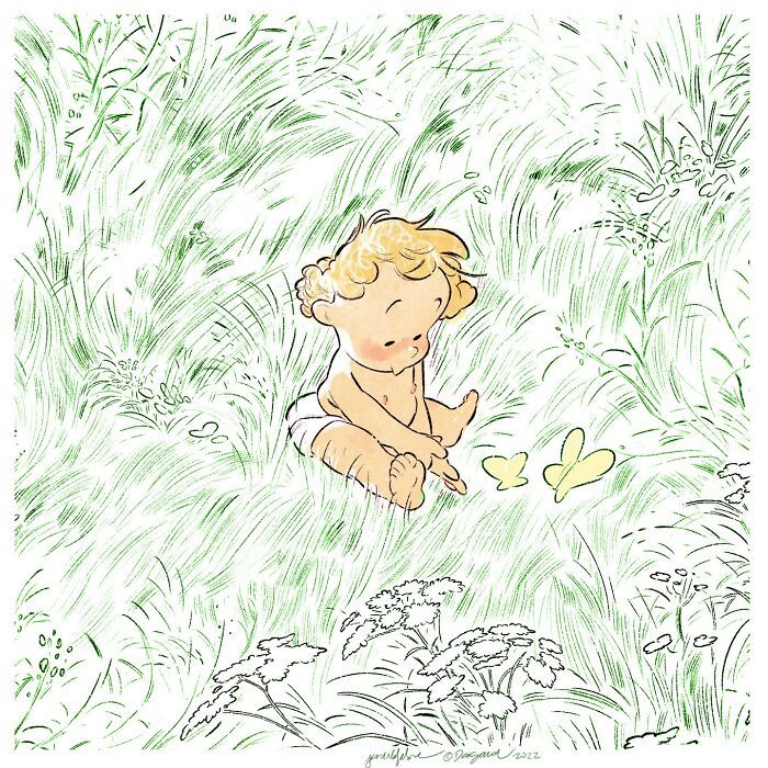 Artista captura perfeitamente a essência de uma família amorosa (37 ilustrações) 1