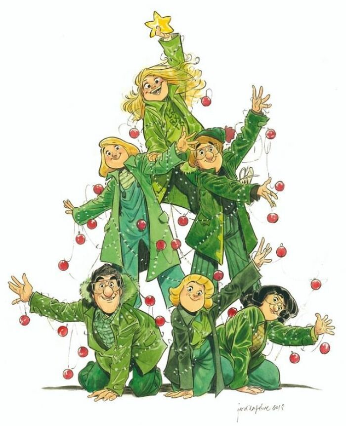 Artista captura perfeitamente a essência de uma família amorosa (37 ilustrações) 11