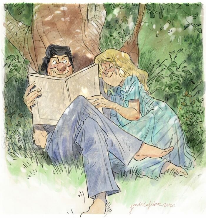 Artista captura perfeitamente a essência de uma família amorosa (37 ilustrações) 14