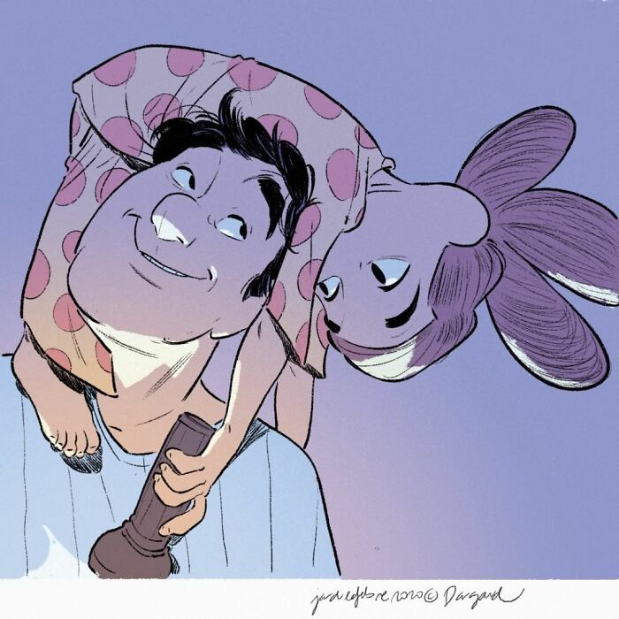 Artista captura perfeitamente a essência de uma família amorosa (37 ilustrações) 15