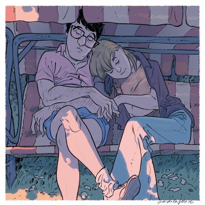 Artista captura perfeitamente a essência de uma família amorosa (37 ilustrações) 16