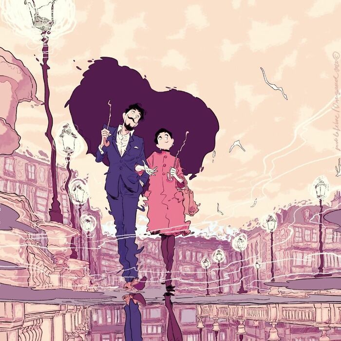 Artista captura perfeitamente a essência de uma família amorosa (37 ilustrações) 21