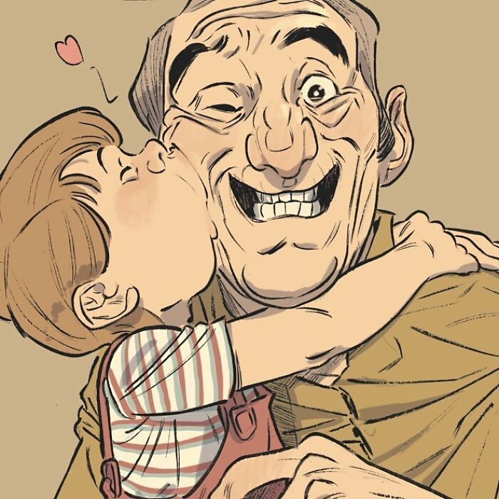 Artista captura perfeitamente a essência de uma família amorosa (37 ilustrações) 23