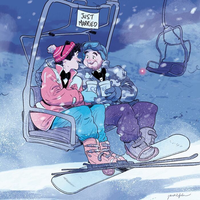 Artista captura perfeitamente a essência de uma família amorosa (37 ilustrações) 28