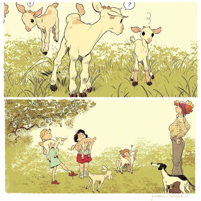 Artista captura perfeitamente a essência de uma família amorosa (37 ilustrações) 32