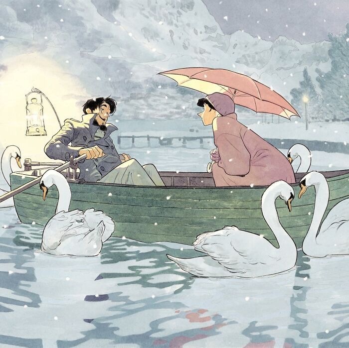 Artista captura perfeitamente a essência de uma família amorosa (37 ilustrações) 33