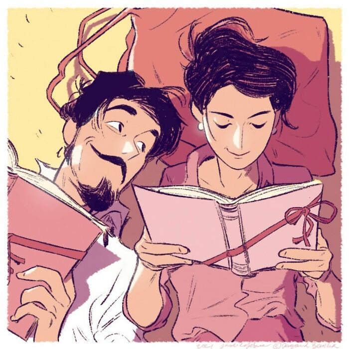 Artista captura perfeitamente a essência de uma família amorosa (37 ilustrações) 36