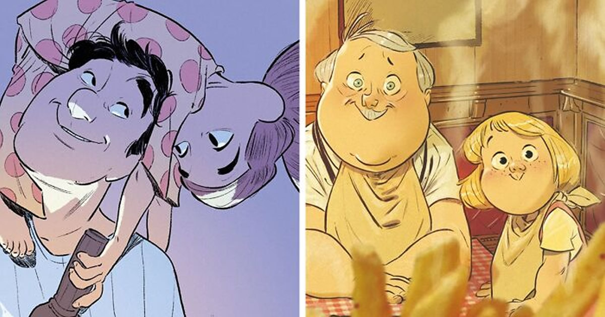 Artista captura perfeitamente a essência de uma família amorosa (37 ilustrações)