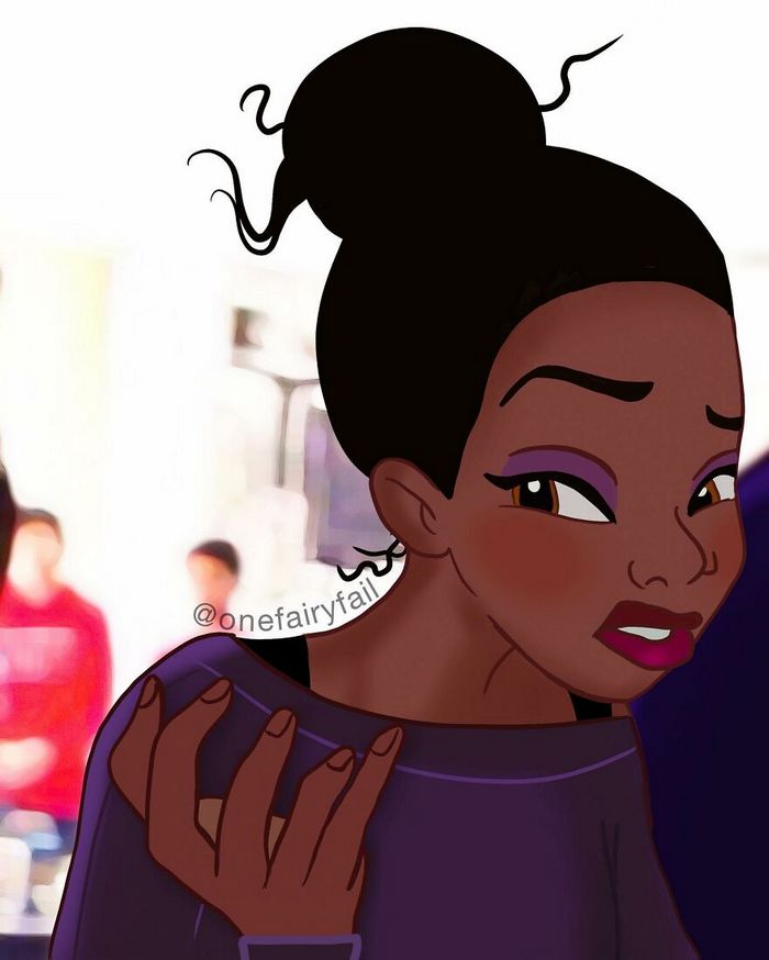 Artista coloca personagens da Disney em todos os tipos de cenários estranhos (55 fotos) 15