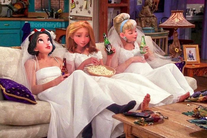 Artista coloca personagens da Disney em todos os tipos de cenários estranhos (55 fotos) 16