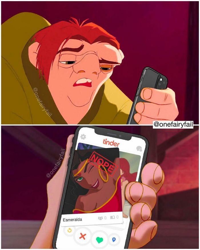 Artista coloca personagens da Disney em todos os tipos de cenários estranhos (55 fotos) 33