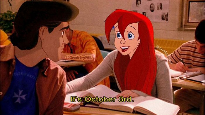 Artista coloca personagens da Disney em todos os tipos de cenários estranhos (55 fotos) 36